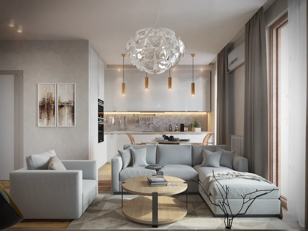 Minimalist Şehir Dairesi